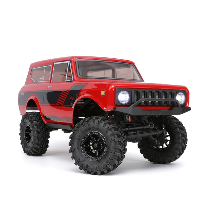 Redcat Ascent-18 International Scout II Brushless - 1/18 Scale Brushless Electric Rock Crawler-Red