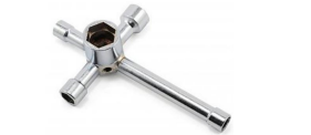 AZTAB Metric 5 in 1 Cross Wrench (5.5/7.0/8.0/10/17mm)