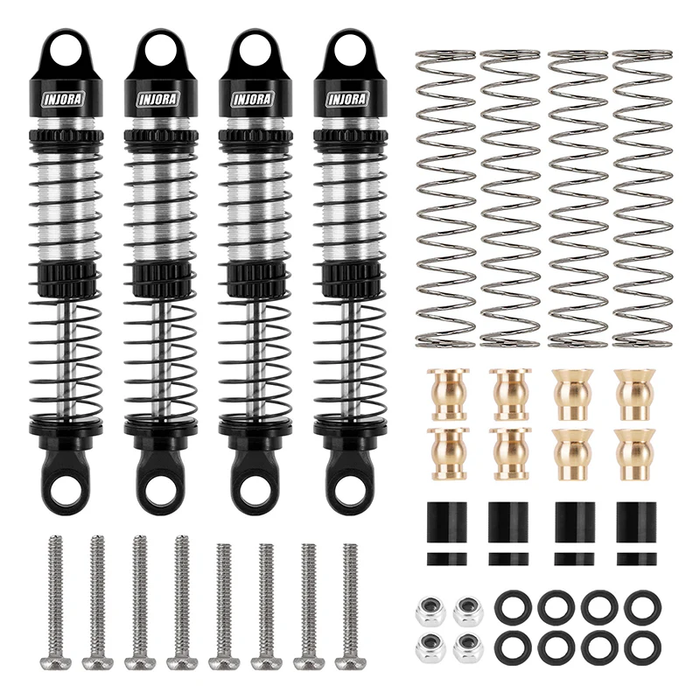 53mm Threaded Oil Shocks For 1/18 Redcat Ascent18 ( Black)