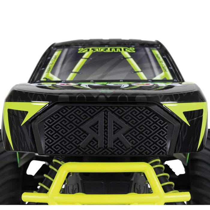 1/10 GORGON 4X2 MEGA 550 Brushed Monster Truck RTR with Battery & Charger, Yellow