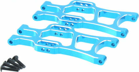 Aluminum Rear Lower Suspension Arms L/R (Blue) (1pr)