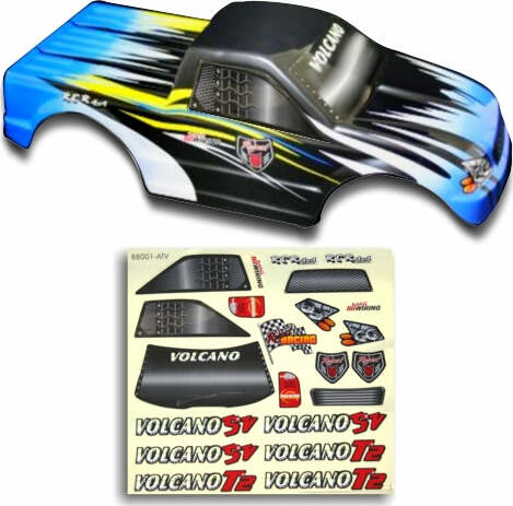 1/10th Truck Body(Blue/Black)(1pc)