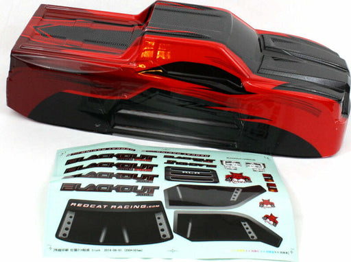 1/10 Truck Body with Stickers (Red)(1pc)
