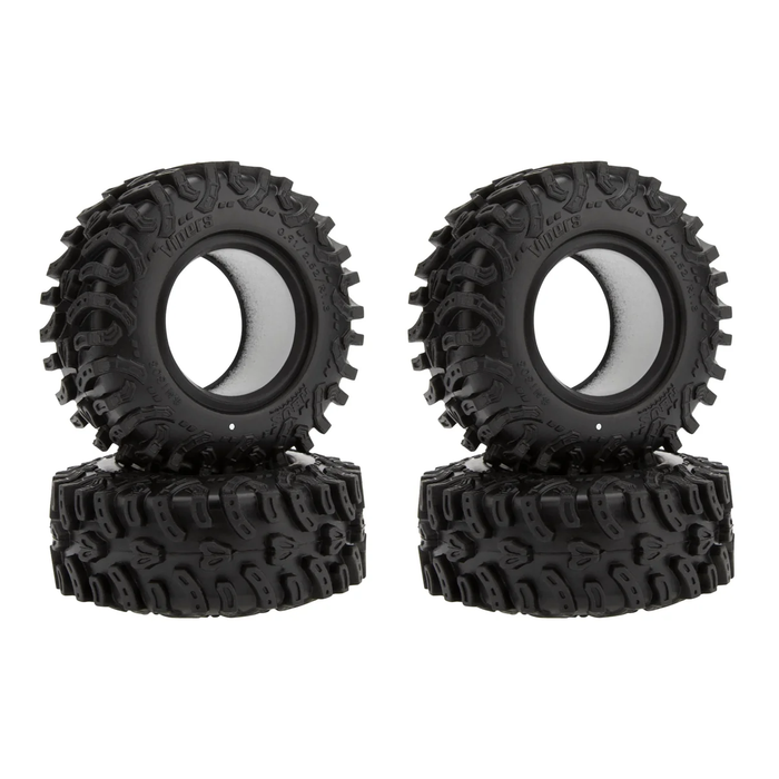 MEUS Racing 1.3-inch #M1303 RC Rubber Tires 64MM For 1/18 TRX4M 1/24 SCX24 FCX24 AX24 RC Crawlers