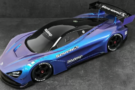 Bittydesign Seven65 1/7 GT Supercar Body (Clear) (Arrma Infraction/Limitless)