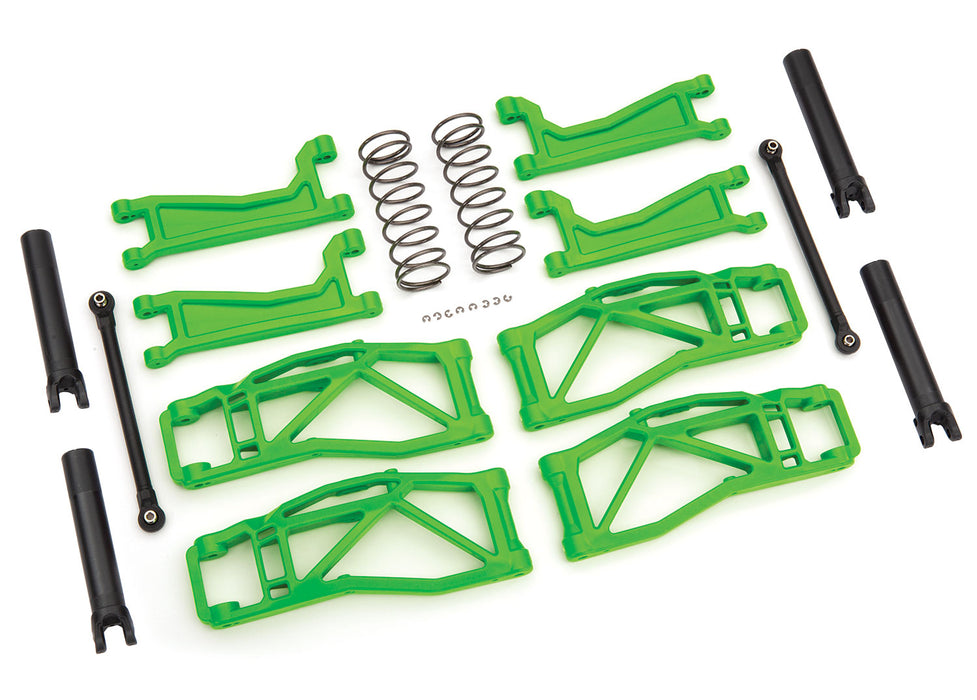 Suspension Kit, Widemaxx®, Green (Includes Front and Rear Suspension Arms, Front Toe Links, Outer Half Shafts (Extended), Rear Shock Springs)
