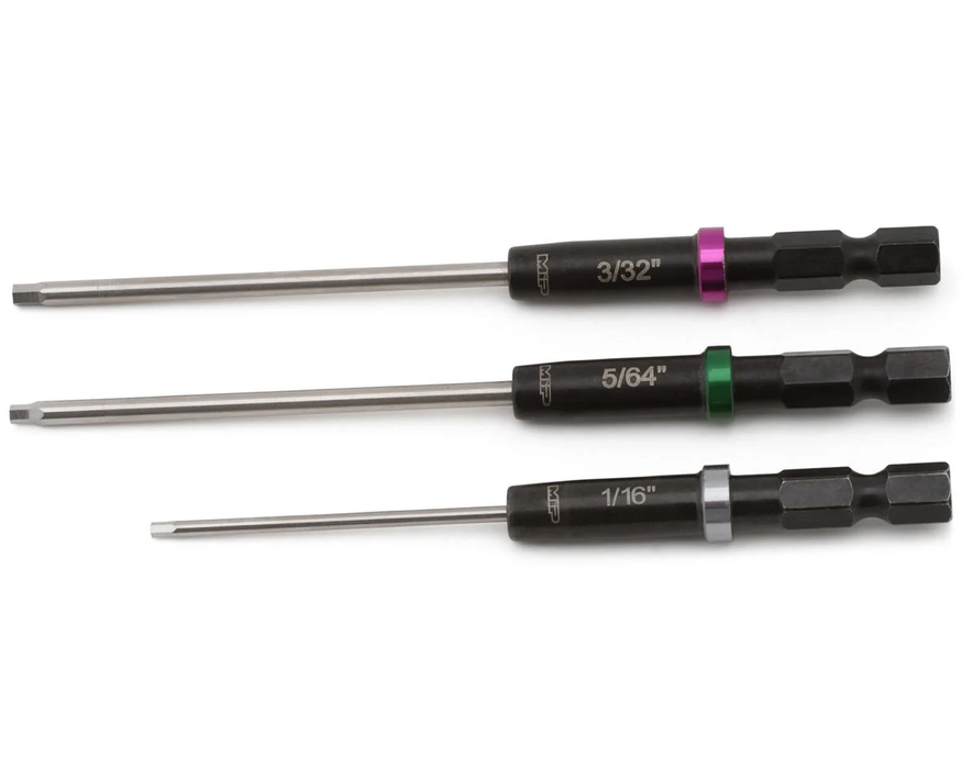 MIP Gen 2 Speed Tip Hex Driver Power Tool Tip Set (SAE) (1/16", 5/64" & 3/32")