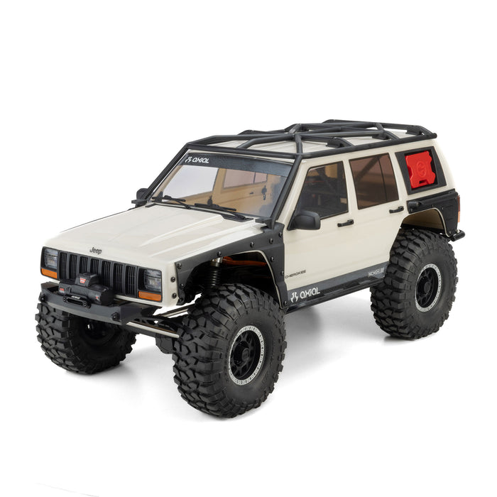 1/10 SCX10 III Jeep Cherokee XJ 4X4 RTR Brushed Rock Crawler, White