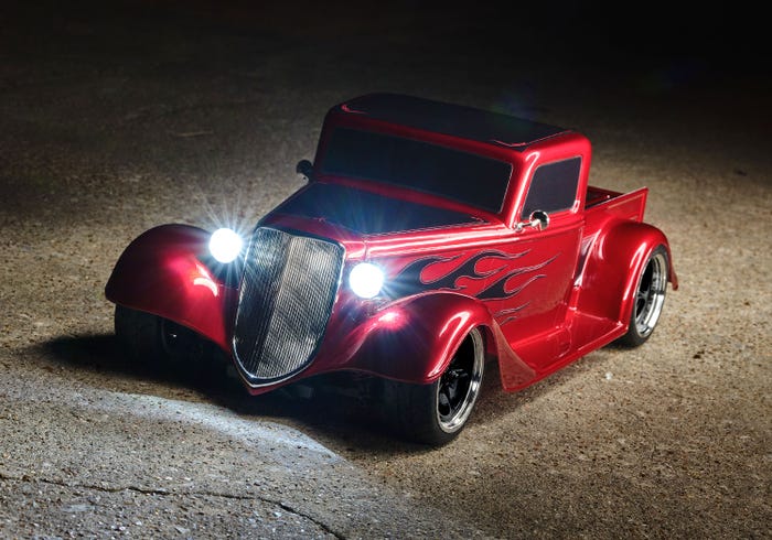 Factory Five '35 Hot Rod Truck:  1/10 Scale AWD Electric Truck with TQ 2.4GHz radio system