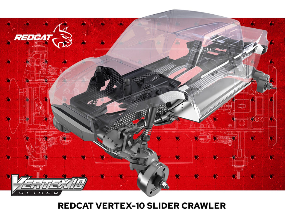VERTEX-10 Slider 1:10th Scale Pre-Assembled Chassis Kit