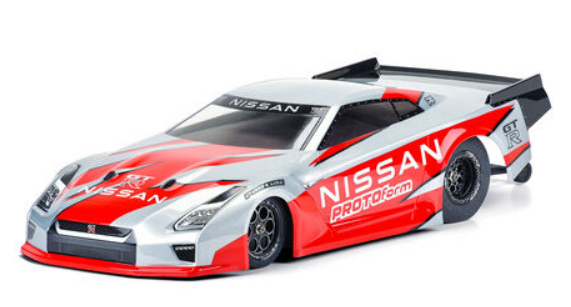 1/10 Nissan GT-R R35 Clear Body: Losi 22S Drag Car