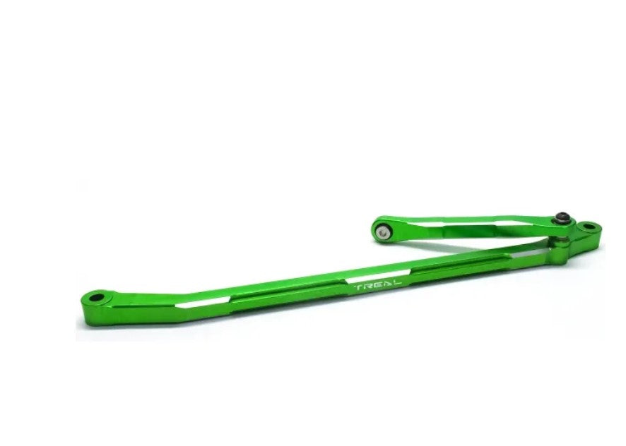Treal Aluminum 7075 Steering Linkage for Losi LMT Monster & Mega King Sling (Green)