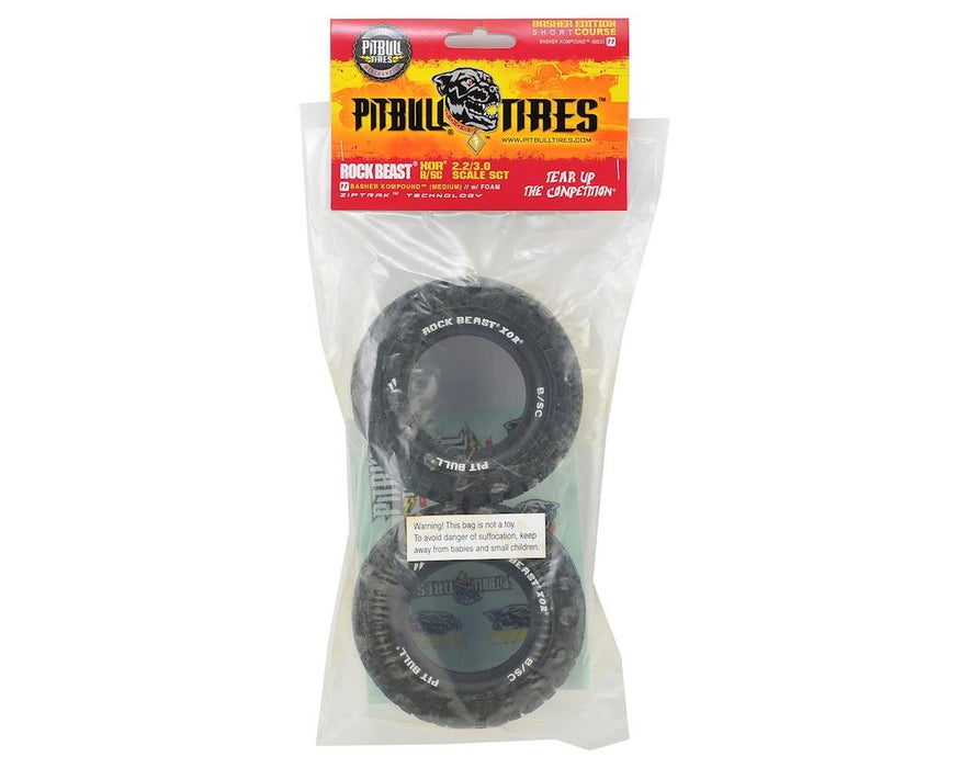 Pit Bull Tires Rock Beast XOR 2.2/3.0" SC Tires (2) (Basher)