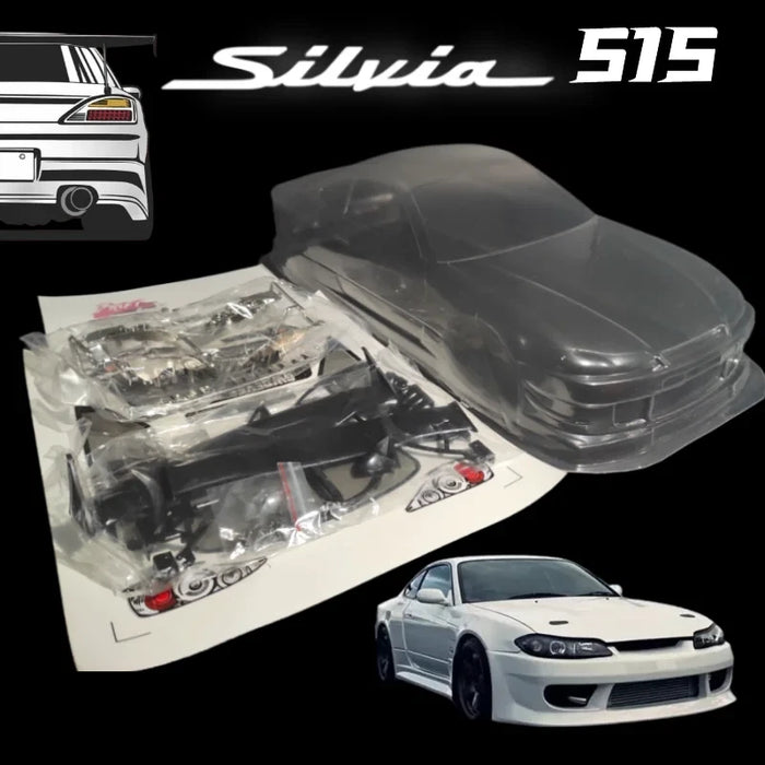 1/10th Scale  Coppermix JDM Silvia S15 Body (260mm Wheelbase With  Spoiler)