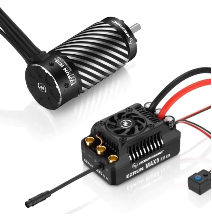 EZRun MAX5 G2 Sensored Brushless ESC & Motor Combo w/56118SD (1100kV)