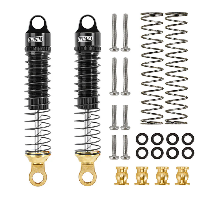 59mm Long Threaded Oil Shocks with Brass End for 1/18 TRX4M
