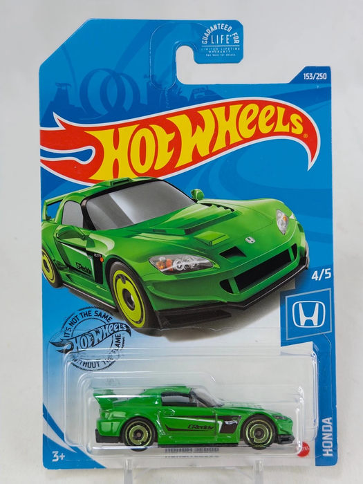 Hot Wheels Honda S2000 2020 1:64 Green Diecast Model Detailed DesignS; #4/5. #153/250