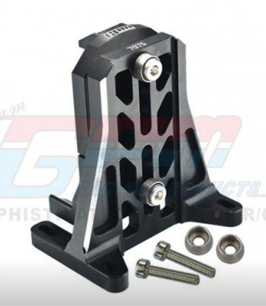 XRT 8S Aluminum 7075-T6 Motor Fixing Mount - GPM XRT038B [XRT038B] black