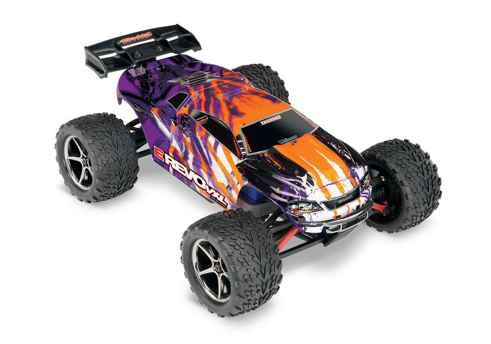 E-Revo® VXL: 1/16-Scale 4WD Racing Monster Truck with TQi Traxxas Link™ Enabled 2.4GHz Radio System & Traxxas Stability Management (TSM)®