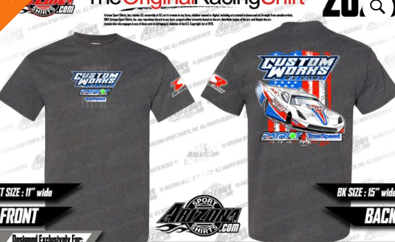 2023 GRAY DRAG SHIRT 3X