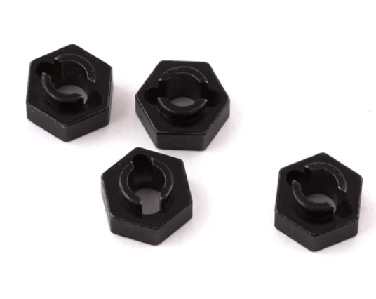 SSD RC SCX24 7mm Brass Wheel Hex (4)