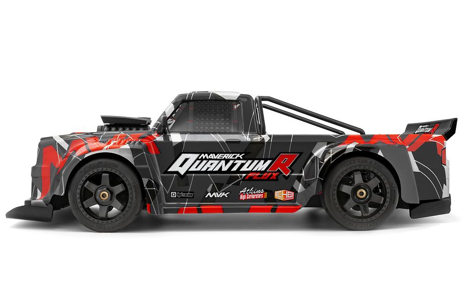 QuantumR Flux 4S 1/8 4WD RTR Race Truck - Grey / Red