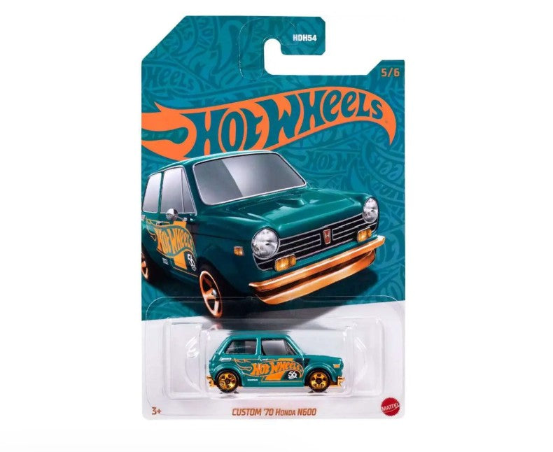 Hot Wheels 2024 Pearl & Chrome CUSTOM '70 Honda N600 Diecast Car