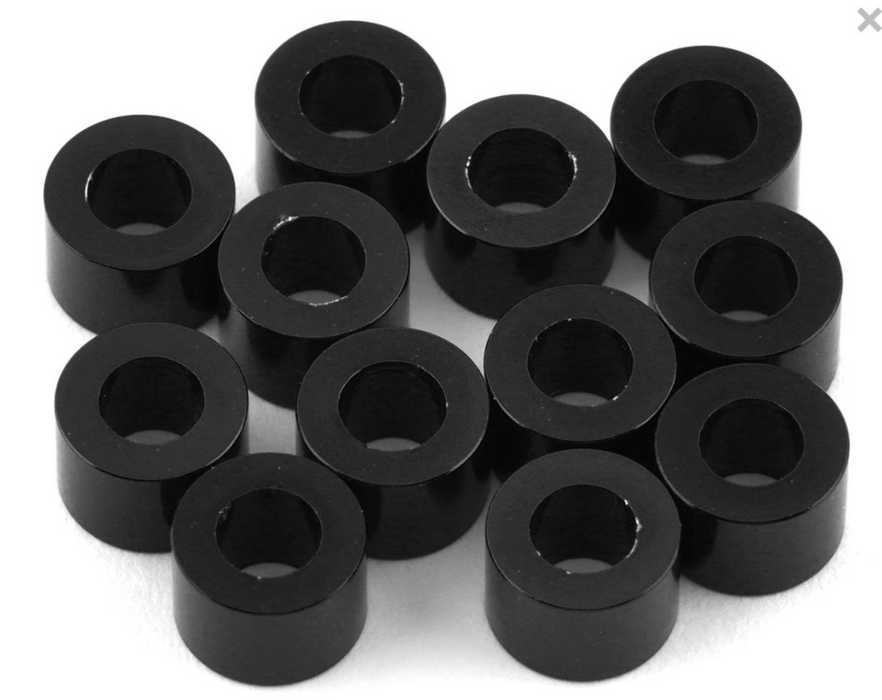DragRace Concepts 3x6x4.0mm Ball Stud Shims (Black) (12)