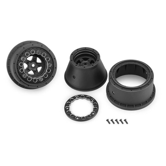 Starfish Mambo 2.2 Rear Wheel: Beadlock, Black (2)