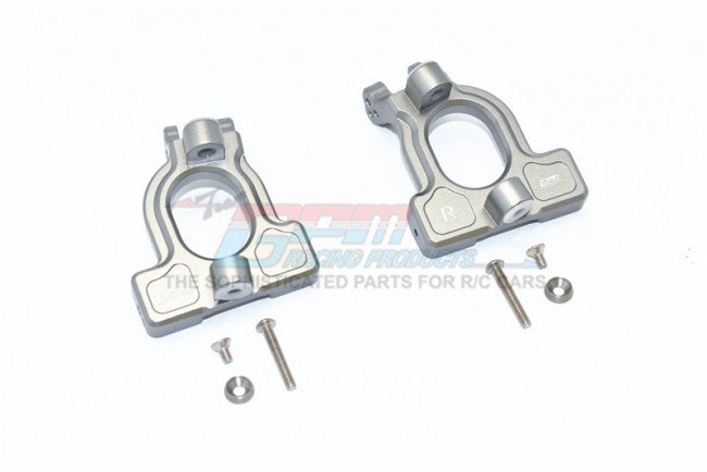 KRATON 4X4 4S BLX Aluminum Front C Hubs - 8pc set(silver) AR330519