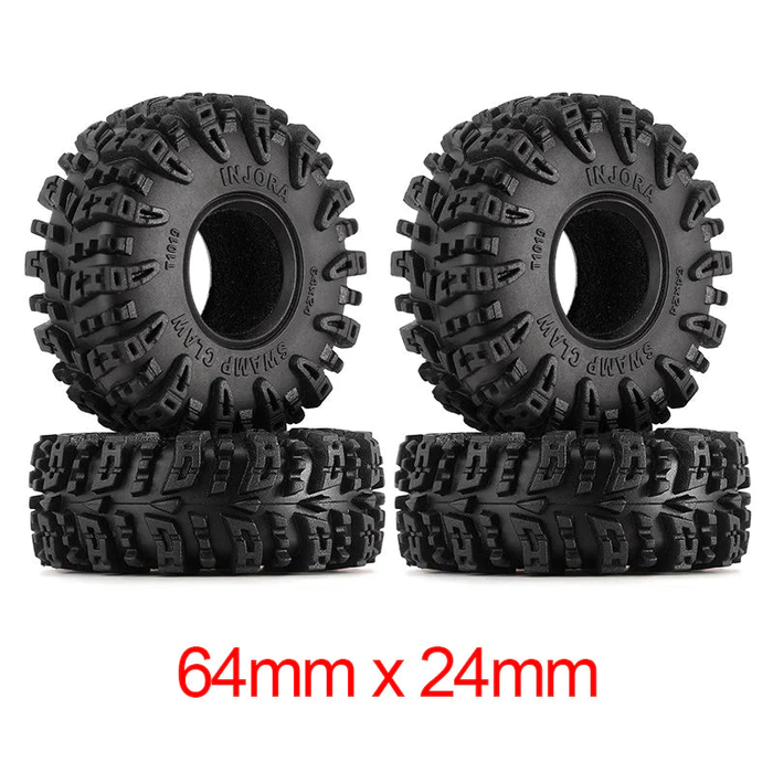 Swamp Claw 1.0" M/T Tires (4) 64mm