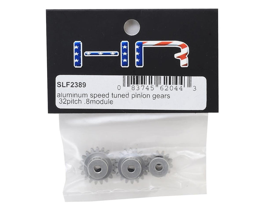 Hot Racing Aluminum 32P Speed Tuned Pinion Gears (3)