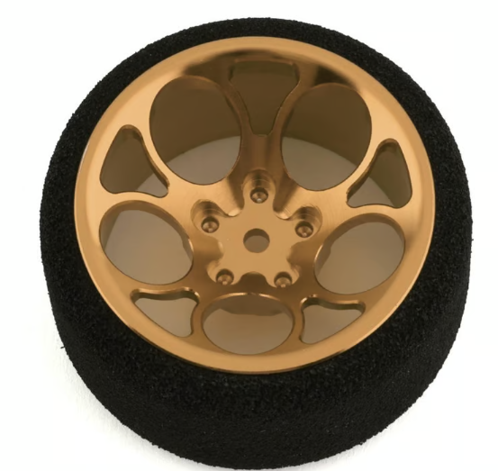 R-Design Futaba 10PX/7PX/4PX 5 Hole Ultrawide Steering Wheel (Gold)