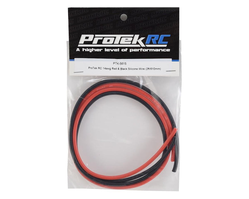 ProTek RC 14awg Silicone Wire (Red & Black) (2' ea)