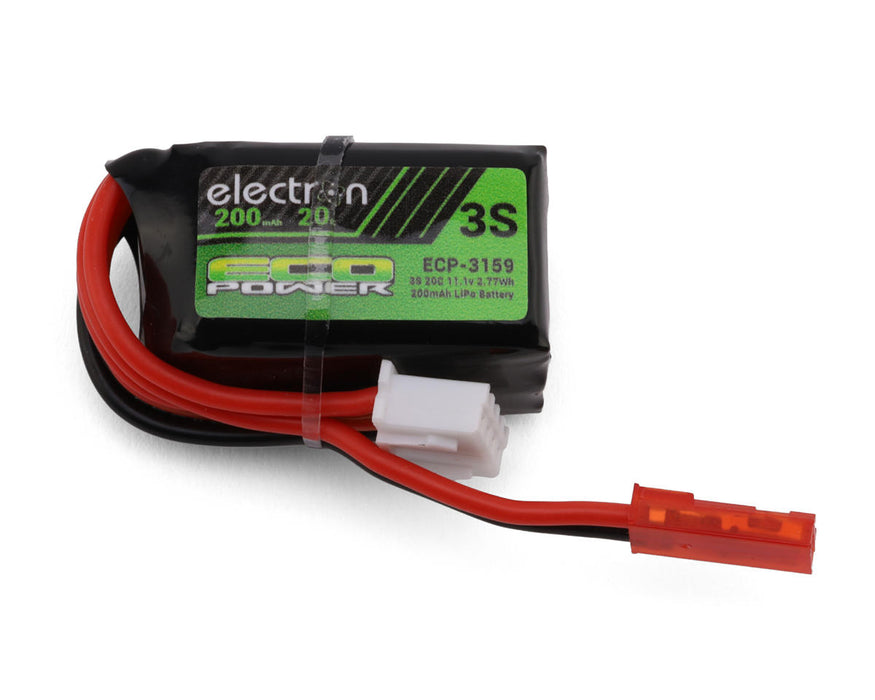 EcoPower "Electron" 3S 20C LiPo Battery w/JST Connector (11.1V/200mAh) (Redcat® Ascent 18 Apex®)