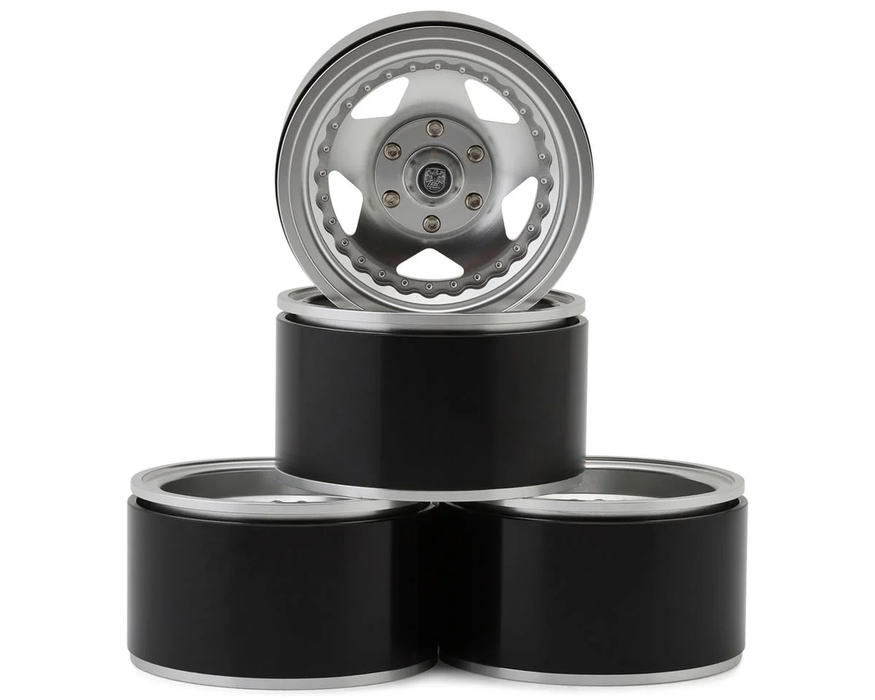RC4WD Center Line 1.9" Convo Pro Deep Dish Beadlock Wheels (Silver) (4)
