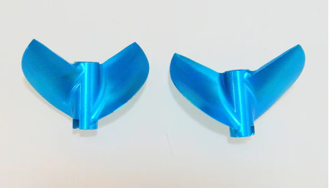 Oxidean Marine Pair CNC High rake rc boat propeller 45.7mm (1817 equiv ...