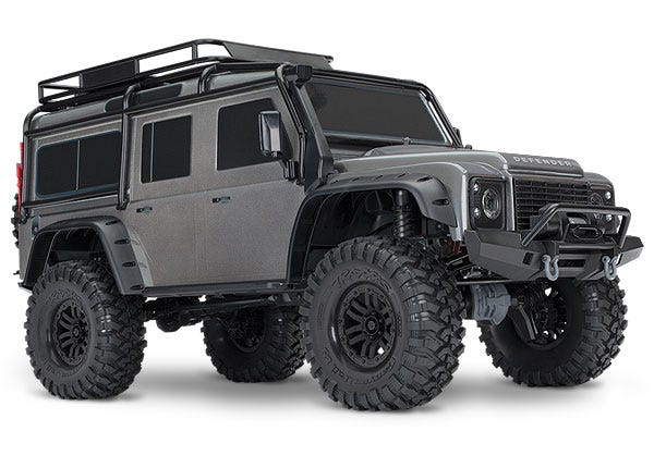 TRX-4® Scale and Trail™ Crawler with Land Rover® Defender® Body:  4WD Electric Trail Truck with TQi Traxxas Link™ Enabled 2.4GHz Radio System