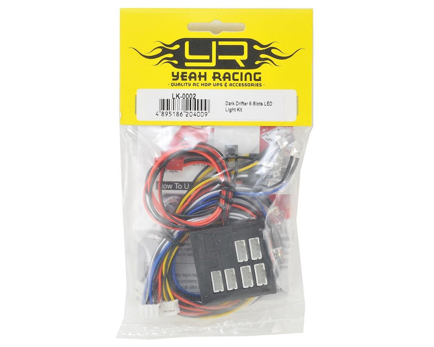 Yeah Racing Dark Drifter 6-Slot LED Light Kit w/Lights