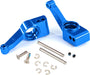 Carriers, stub axle (blue-anodized 6061-T6 aluminum)(rear)(2)