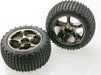 Tires & wheels, assembled (Tracer 2.2" black chrome wheels, Alias 2.2" tires) (2) (Bandit rear, medium compound with foam inserts) (TSM rated)