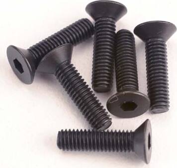 Screws, 3x12mm countersunk machine (6) (hex drive)