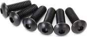 Screws, 2.5x8mm button-head machine (hex drive) (6)