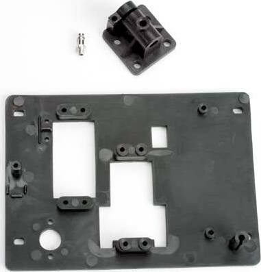 Tray, radio/ drive shaft mount w/ pressure fitting