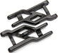 Suspension arms, black, front, heavy duty (2)