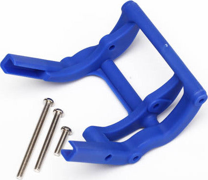 Wheelie bar mount (1)/ hardware (blue)