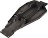 Lower chassis (black) (166mm long battery compartment) (fits both flat and hump style battery packs)(use only with #3725R ESC mounting plate)