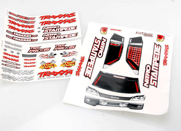 DECAL SHEETS, NITRO STAMPEDE