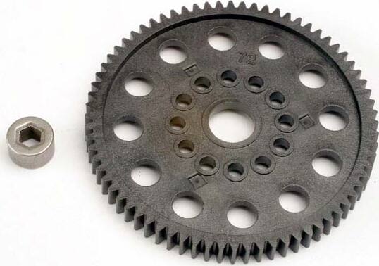 Spur gear (72-Tooth) (32-pitch) w/bushing