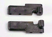 Servo mounts, steering/ shift (f&r) (black)